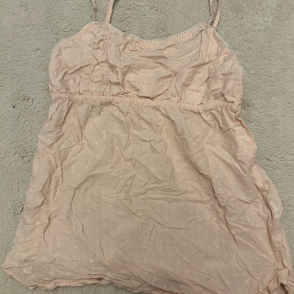 Women's Pink Spaghetti Strap Top